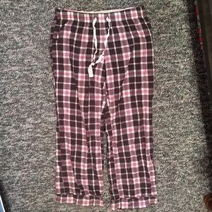 Pink Plaid Pajama Pants